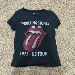 Black Rolling Stones Tshirt